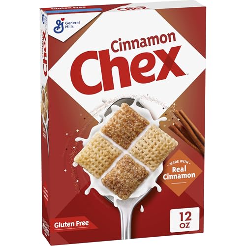 Cinnamon Chex Cereal, Gluten Free Breakfast Cereal, Made with Whole Grain, 12 oz
