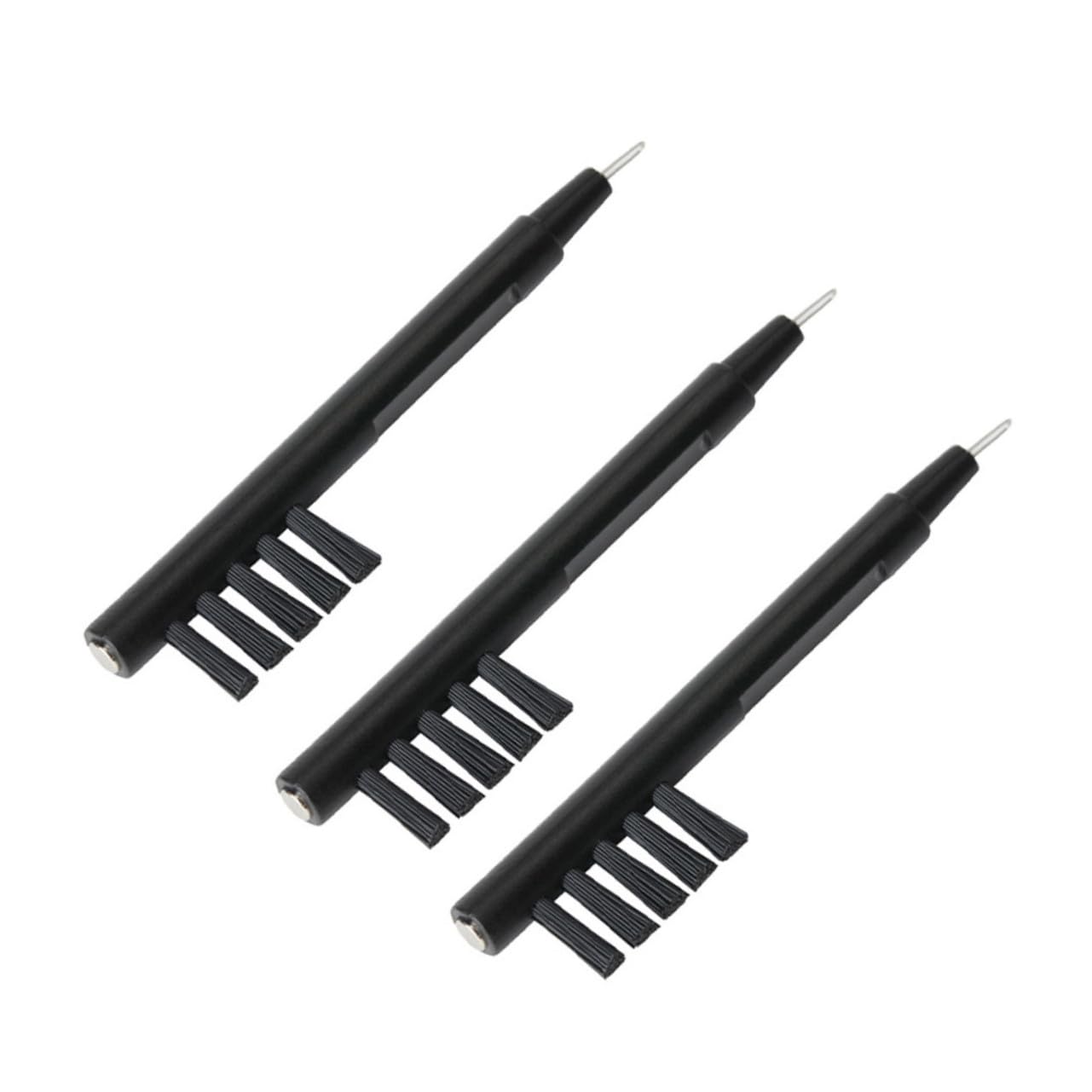 TOBBOMEY 5pcs Hearing Aid Cleaning Brush U-Shaped Brush for Earwax Removal Hearing Amplifiers