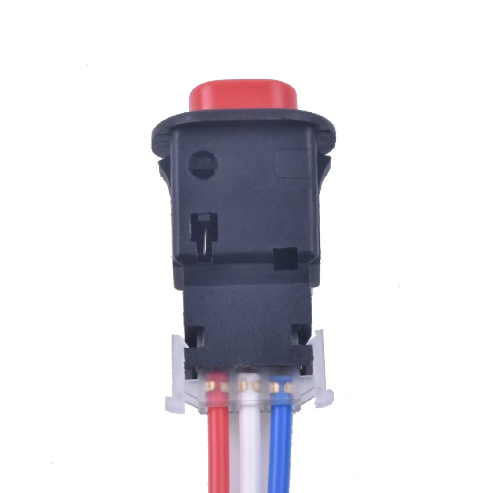 Interrupteur de contacteur d'allumage de 100 mm avec Verrouillage intégré. Bouton de Feux de détresse pour Moto, Double clignotement, Clignotant d'avertissement et d'urgence, 3 Fils.