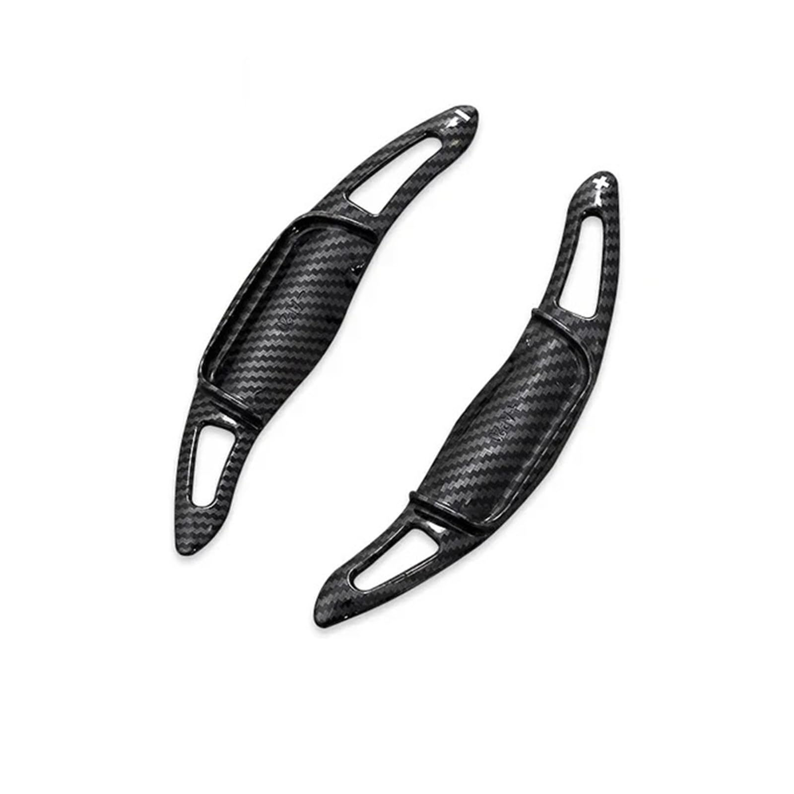 Zhangzhengyao Carbon Black Car Steering Wheel Shifter Paddle For Toyota For Caramry For Corolla For Avalon Car Steering Wheel Paddle Shift Extension Abs Carbon Fiber Shifter(Carbon Black)