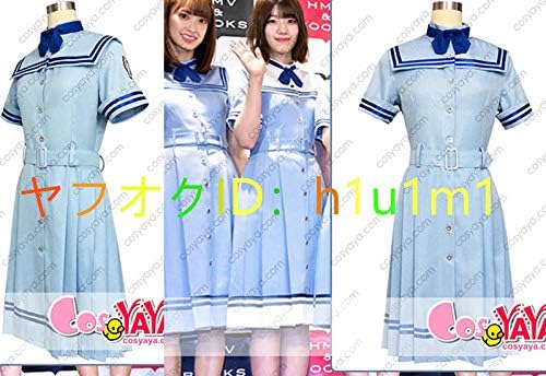 Amazon 日向坂46 新制服 コスプレ衣装 日向坂 新衣装 仮装 アイドル衣装 ワンピース 1番目 仮装 ステージ 舞台服 ハロウィン クリスマス コスプレ 仮装 通販
