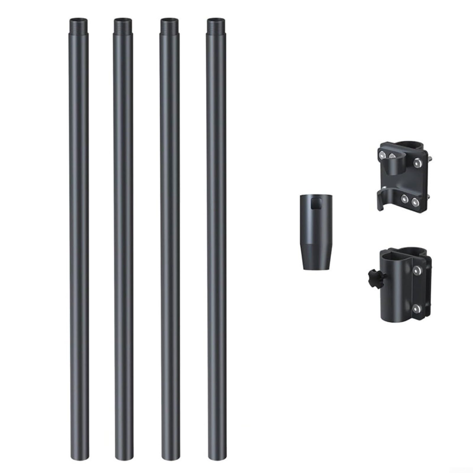 Soporte Starlink Gen 2 para mástil de bandera de RV en riel de 1 pulgada
