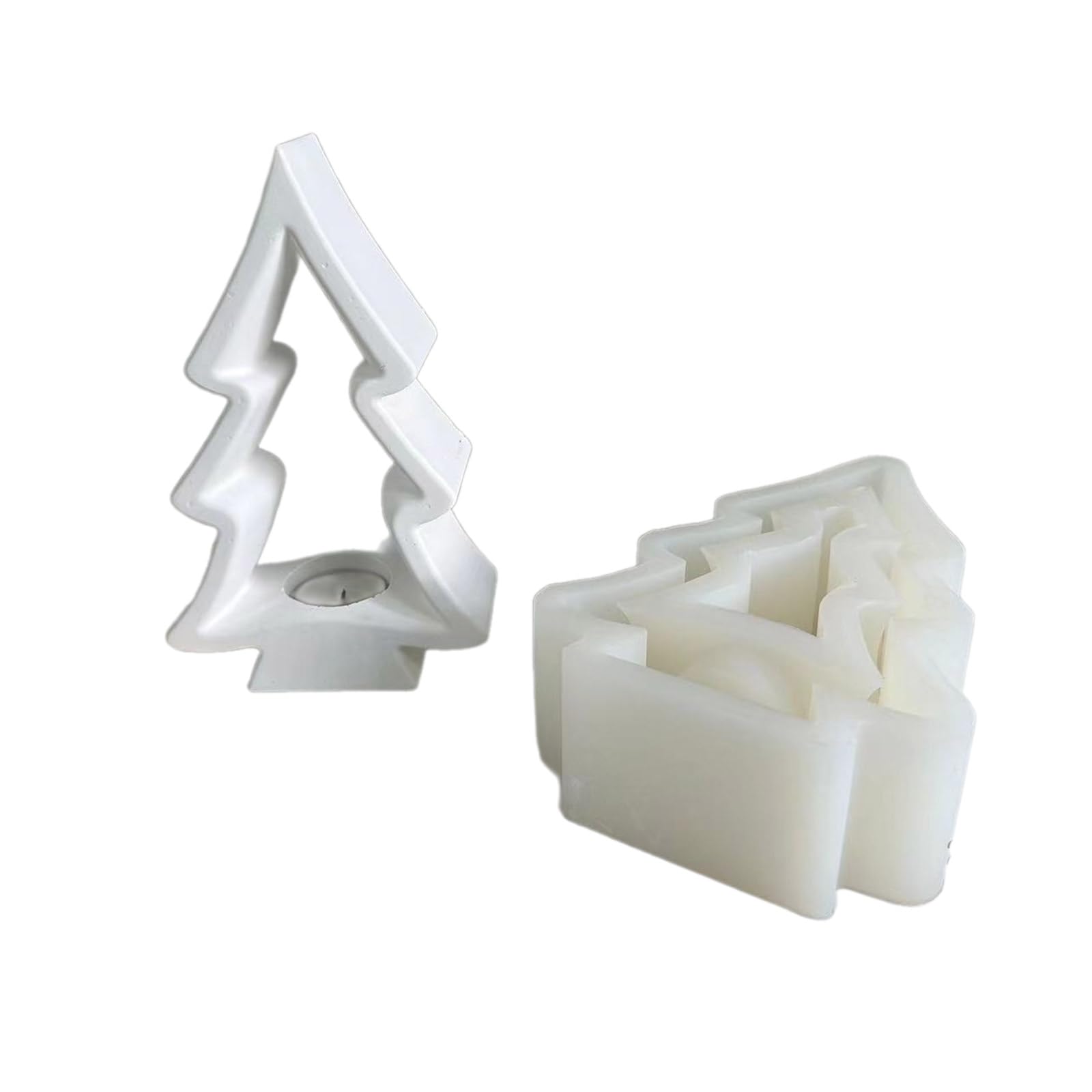 Simpatico albero di Natale candeliere stampi in silicone stampo gesso ornamento tavolo portacandele stampo soggiorno