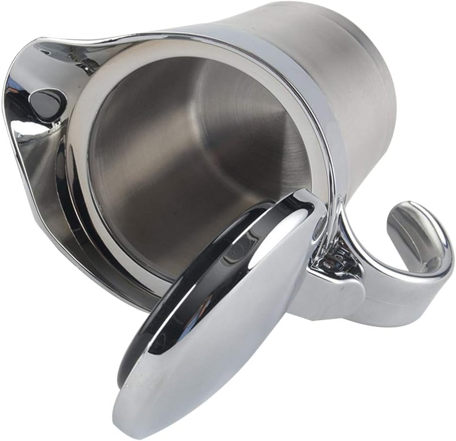Gravy Boat Stainless Steel Gravy Boat Sauce Jug, Double Wall Insulated