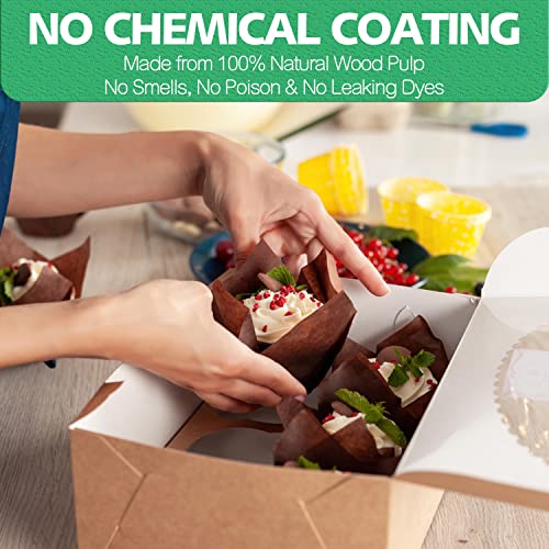 Anaeat Tulip Cupcake Liners Pack Of 200, Paper Baking Cups & Muffin Liners Holders - Grease Resistant Cupcake Wrappers For Birthday, Party, Wedding, Christmas #TOP1