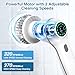 Electric Spin Scrubber, Cordless Shower Scrubber Handheld Electric Spin Scrubber for Cleaning with Display IPX7 Waterproof, Electric Cleaning Brush with 7 Replaceable Heads for Kitchen Tub Tile Sink