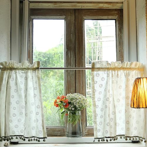 Gaze de coton de style français pour ce rideau brodé haut de gamme - 3