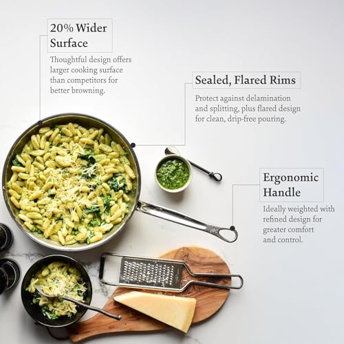 Image of Hestan - ProBond Collection - Professional Clad Stainless Steel 10-Piece Ultimate Cookware Set, Induction Cooktop Compatible