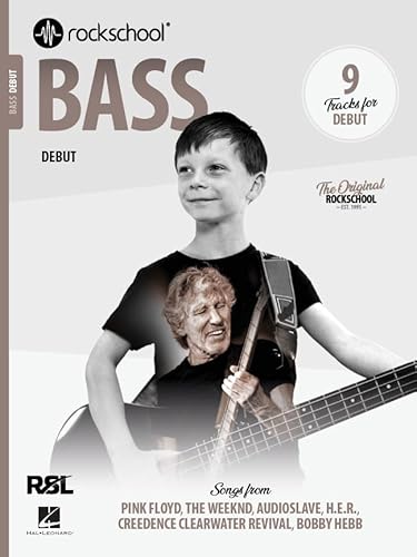 Rockschool Bass Debut | Beginner Bass Guitar Sheet Music Book for Students and Teachers | Rock, Pop and Contemporary Songs with TAB and Performance Tracks | Graded Exam Preparation for Debut