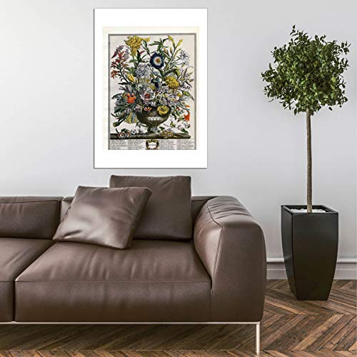 Impression d'art Septembre de Robert Furber grand format encadré