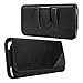 MoKo Phone Belt Clip Holster, Nylon Belt Holster Case Pouch Holder Cover Fit 6.5" Phone, iPhone 11 Pro/11/11 Pro Max/Xs Max/XR/Xs/X, Samsung Galaxy Note 10/S10e/S10/S10 Plus, Google Pixel 3a - Black
