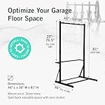 StoreYourBoard Indoor Bike Rack - Freestanding 5 Bike Storage Stand - Heavy-Duty Bike Holder for Garage or Home - Space-Saving Indoor Bike Stands for Road, Mountain, and Hybrid Bicycles - Black - Image 2