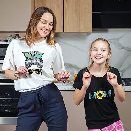 24 Pcs Sunflowers Iron On Stickers Spring Summer Sunflower Heat Transfer Sticker Cute Patches Decals For Clothes T-Shirt Jackets Pillow Covers Bag Diy Decoration #TOP3