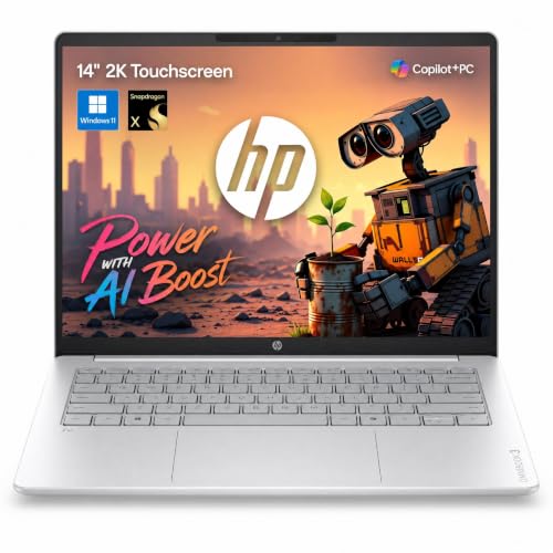 Image of HP OmniBook 3 14 2K Touch Laptop Snapdragon X 16GB DDR5 1TB SSD AI PC