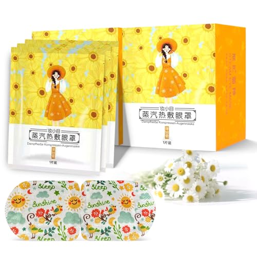 Augenmaske Wärmend 20Pcs Lavendel Dampf Augen Maske Schlafmaske Wärmebrille für Augenermüdung Augenringe, Migräne, lidrandpflege, Entspannung...