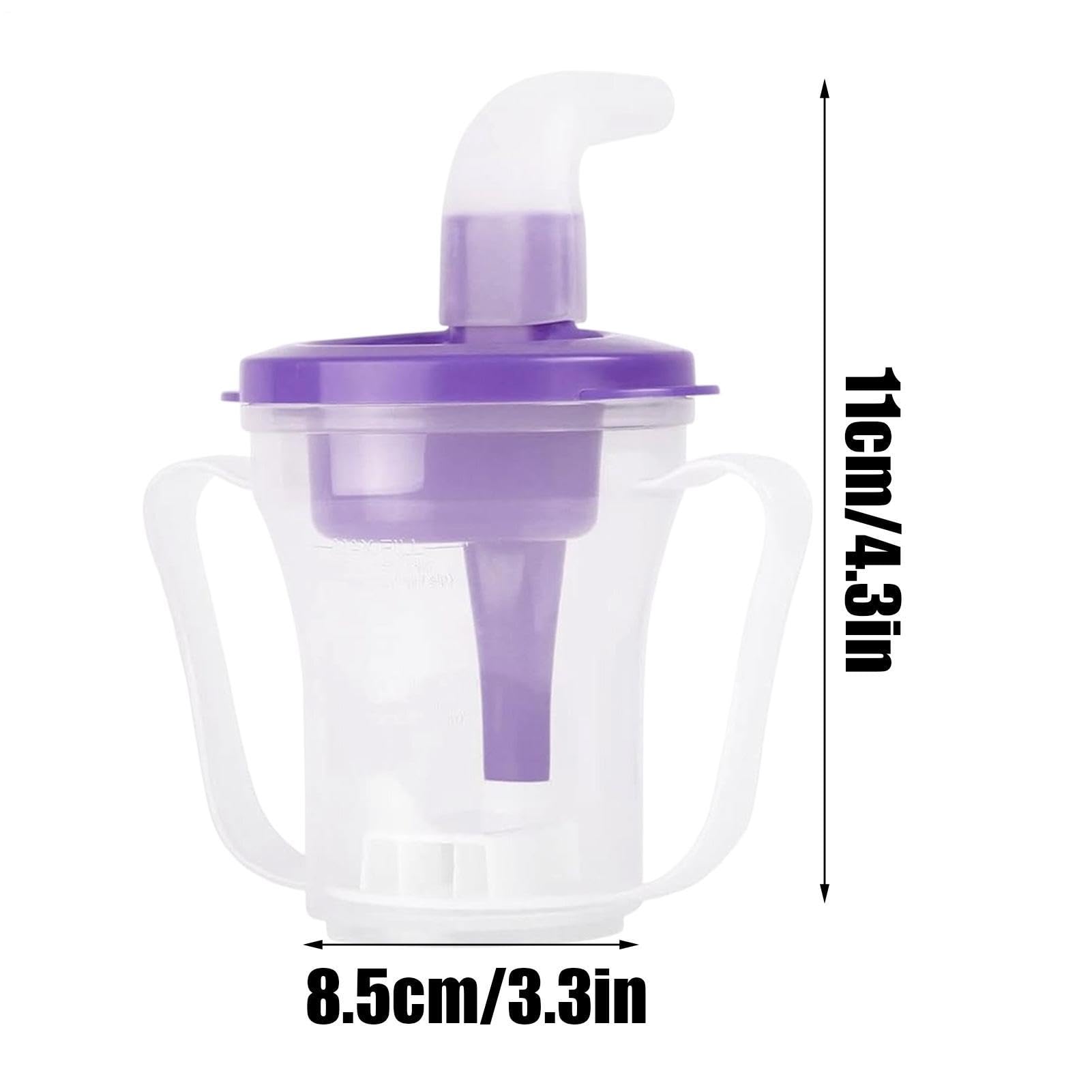Tazas para disfagia adultos | 5 o 10 Control Sorso Anti-Ahogamiento Dispensador de Beber Antigoteo, Vaso Antiasfixia para Adultos, Para Hospital Casa Prevenir Asfixia Deglución Anzian