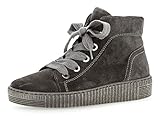 Gabor Jollys Damen Stiefeletten, Schnürstiefelette, Farbe: Braun (pepper (anthrazit)), Damen-Schuhe