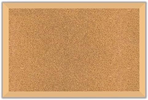 Cork Board 12 X 18 Beautiful Strong Quality WITH Natural Wood Finished Frame, GET YOUR MESSAGE ACROSS THE BOARD !!