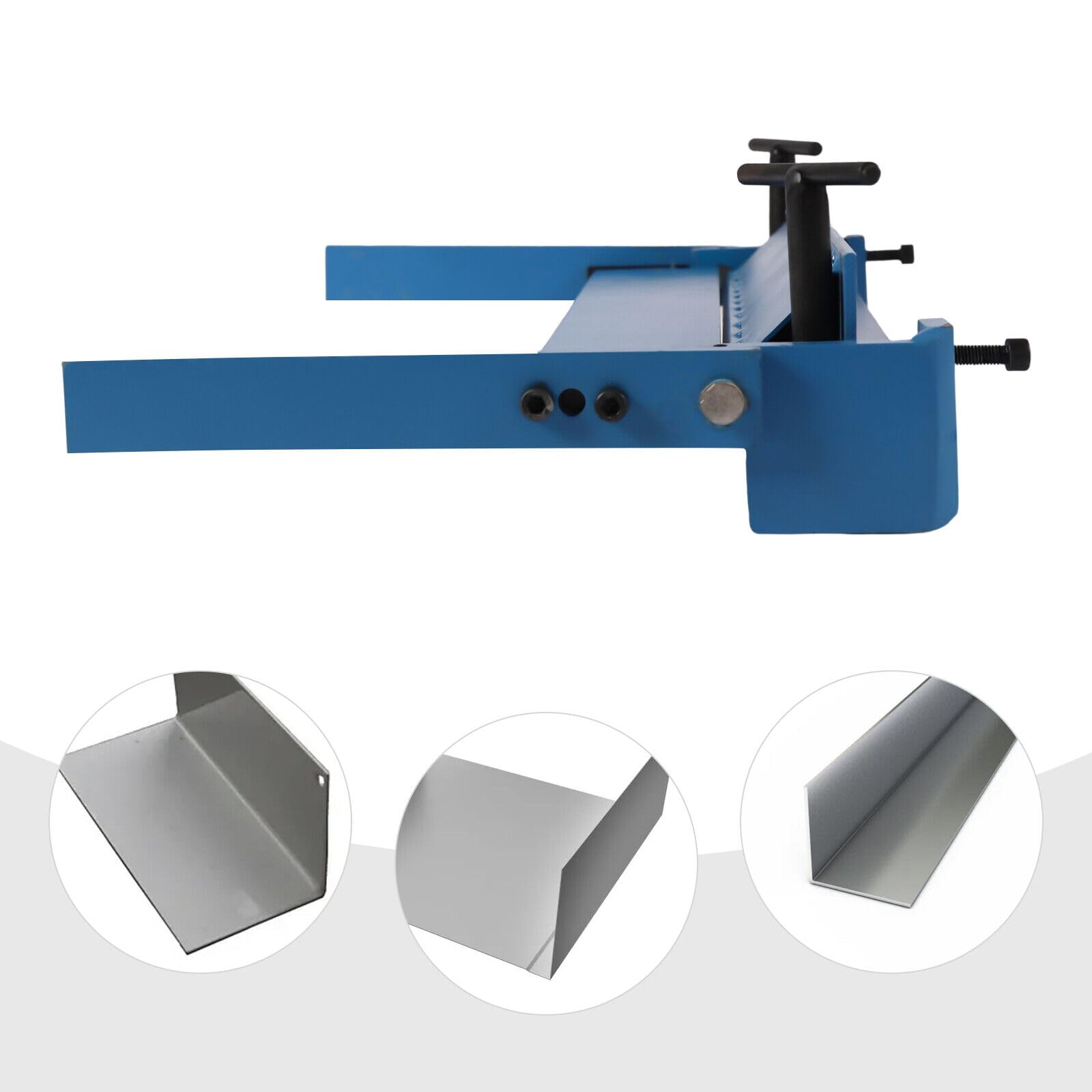 Manuelle Blechbiegemaschine 450 mm, Q235 Stahl, 0–120°, Blau