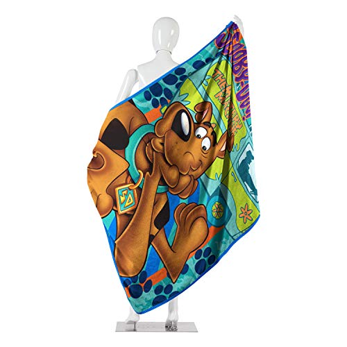 The Northwest Company Warner Brothers Scooby-Doo, "Whole Gang" Micro Raschel Throw Blanket, 46" X 60", Multi Color #TOP3
