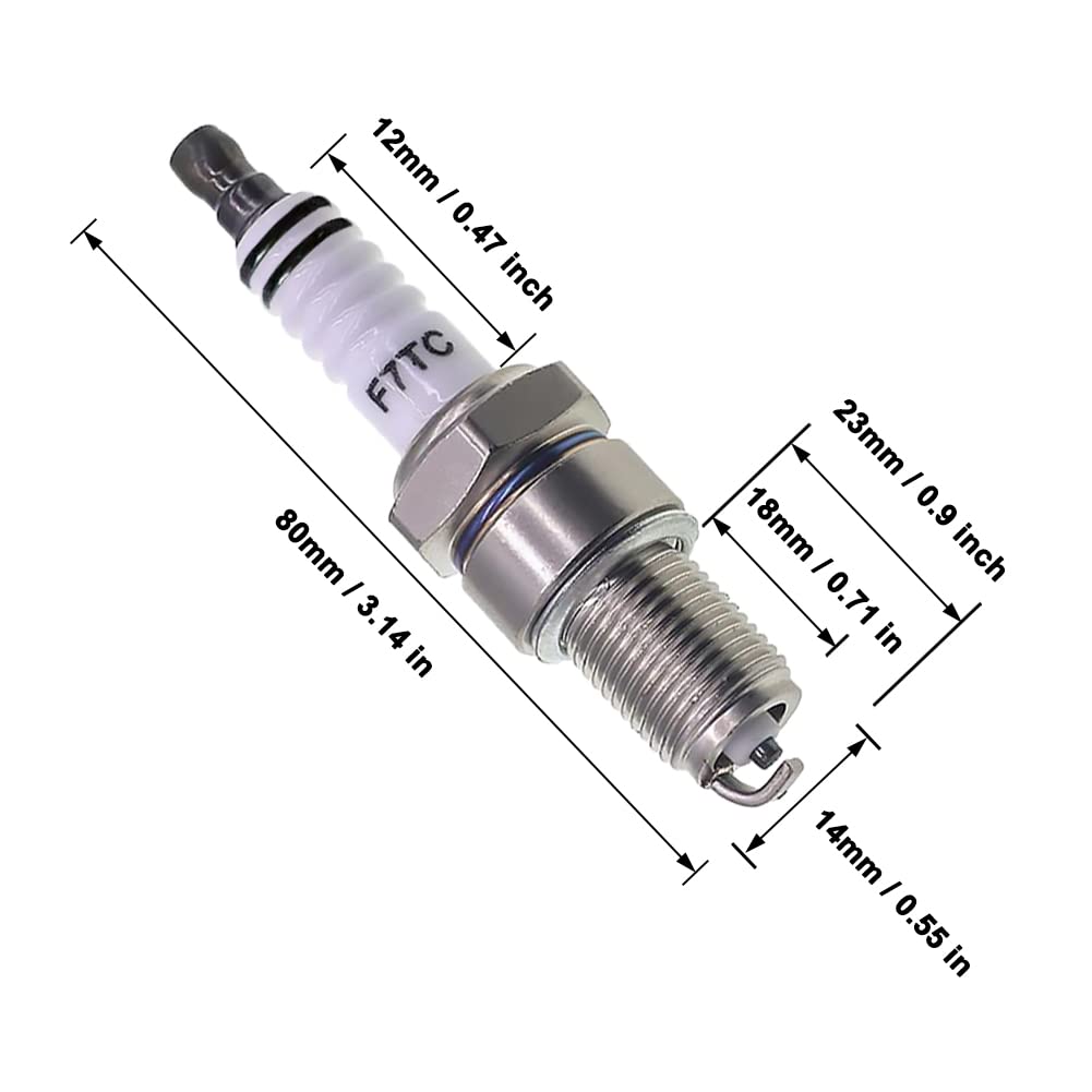 F7TC Spark Plug L7T DLS Spark Plug For Generator Lawnmower Tractor Rototiller Water Pump Go Kart Farm Machinery Parts