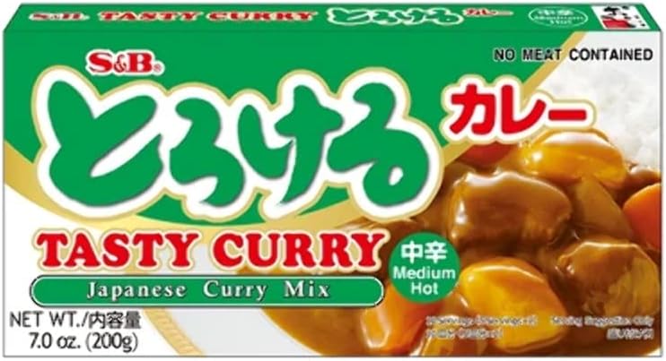 Tasty Curry Sauce Mix Medium Hot, 7.0 oz (Pack of 1)