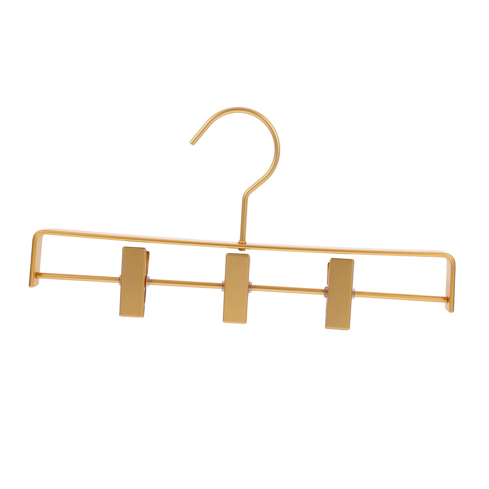 FUNOMOCYA Pants Hanger Clips Skirt Hangers Metal Trouser Shorts Space Saving Design Strong Construction for Closet