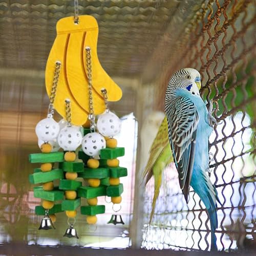 Jouet d'entraînement pour perroquets et calopsittes - Accessoire cage oiseaux