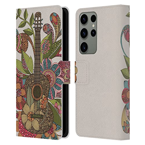 Funda tipo libro para Samsung Galaxy S23 Ultra 5G, carcasa de cuero Valentina Guitarra
