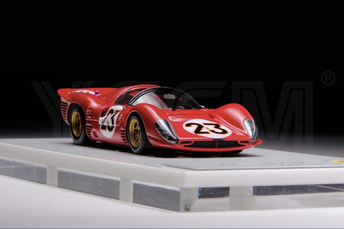 Amazon | 1/64 DMH フェラーリ Ferrari 330P4 23# 赤 | プラモデル 通販