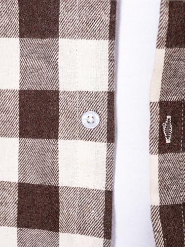 Image of TAGAS Boys Checkered Shirt | Kids Plaid Casual Shirts | Short Sleeve Regular wear Clothes for Boys | Stylish Summer, Party, Holiday, Beach