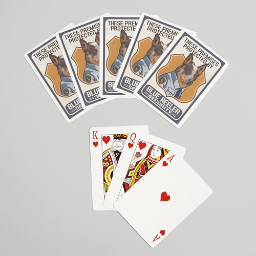 Baraja Póker Blue Heeler Security 52 Cartas miniatura 7