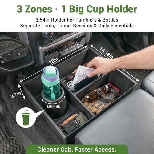 Qyebbk Center Console Floor Organizer for 2013-2025 Ram 1500-5500 Classic by Qyebbk - Used condition - Image 5
