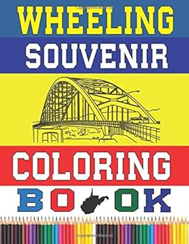 Paperback Wheeling Souvenir Coloring Book