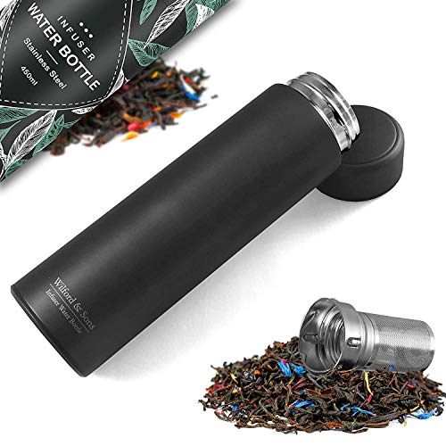 Borraccia Moveo All-in-One: Infusore Frutta, Bottiglia Frullatore, Tazza E Portapillole - 209g