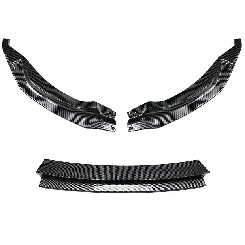 Lèvre de pare-chocs avant noir brillant pour BMW F80 F82 style sport sur la route