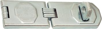 ABUS 110/155 Hardened Steel Hasp with Concealed Hinge, 6 1/4"
