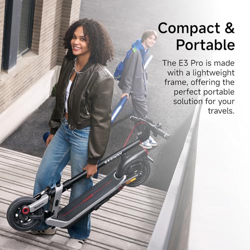 Image of Segway Ninebot E2 Plus II /E2 Pro /E3 Pro Electric Scooter, 15.5-20 MPH, Long Range, Dual Elastomer Suspension (E3 Pro only), Foldable Adult Scooter, UL 2272 & 2271 Certified