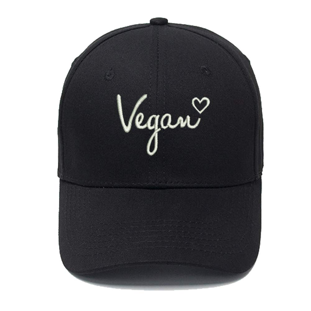YuChengVegan Embroidered Soft Low Profile Adjustable 100% Cotton Cap