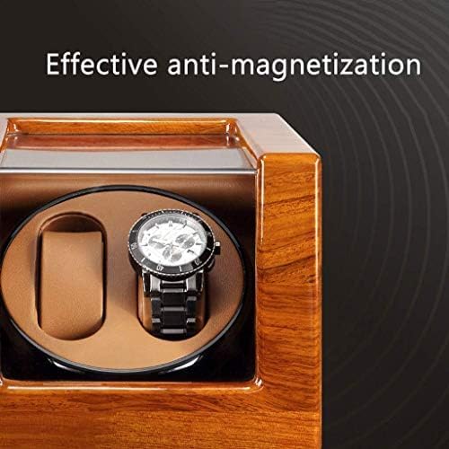 FENOKD Mechanical Watch Shaker Watch Winder Box Automatic Quiet Motor 4 Rotation Modes Leather Pillows 10 Watches with Display Box