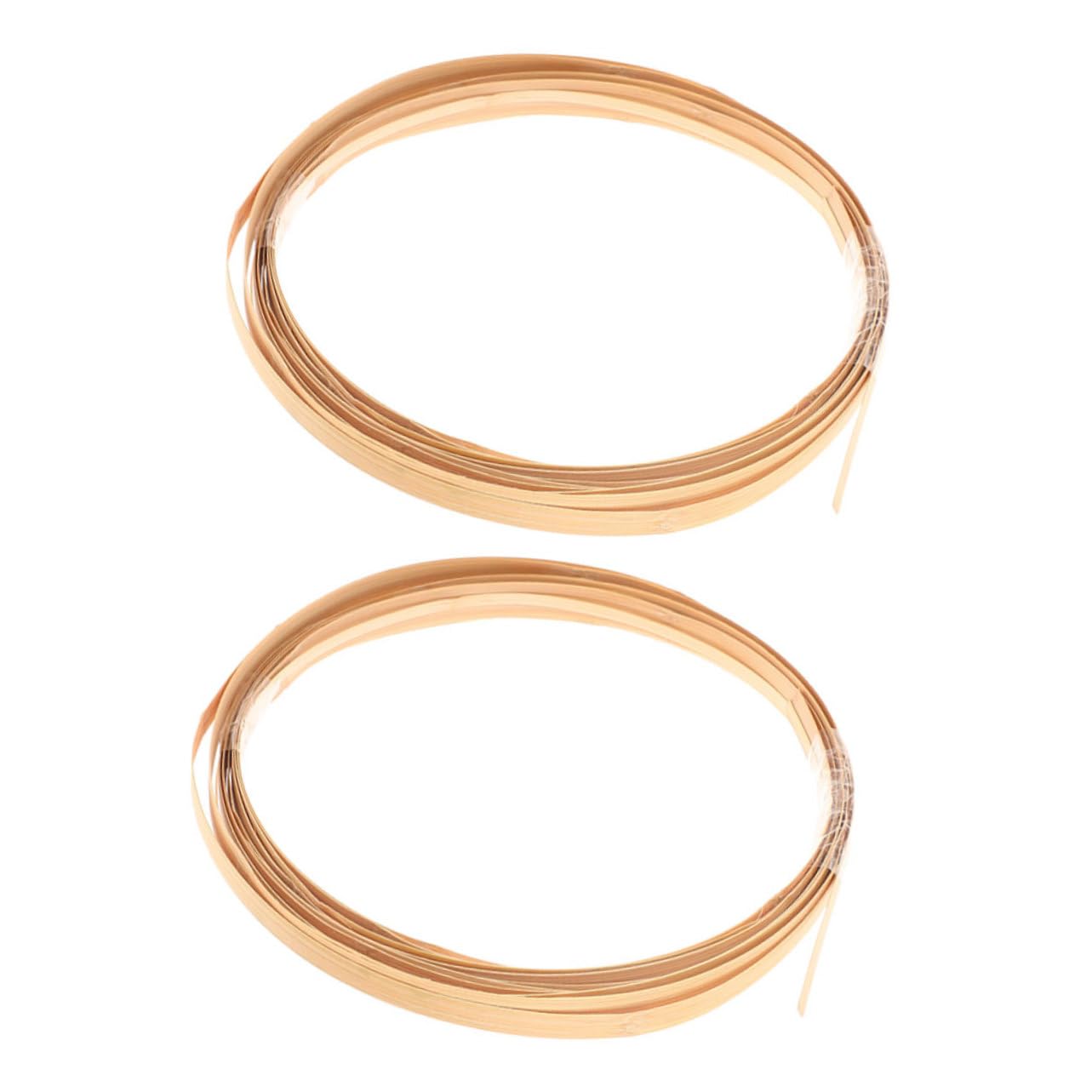Veemoon 2sets DIY Strips Wide Strips for Weaving Crafts Handmade Reeds Smooth Surface Flat for Home Decor 2rolls*2