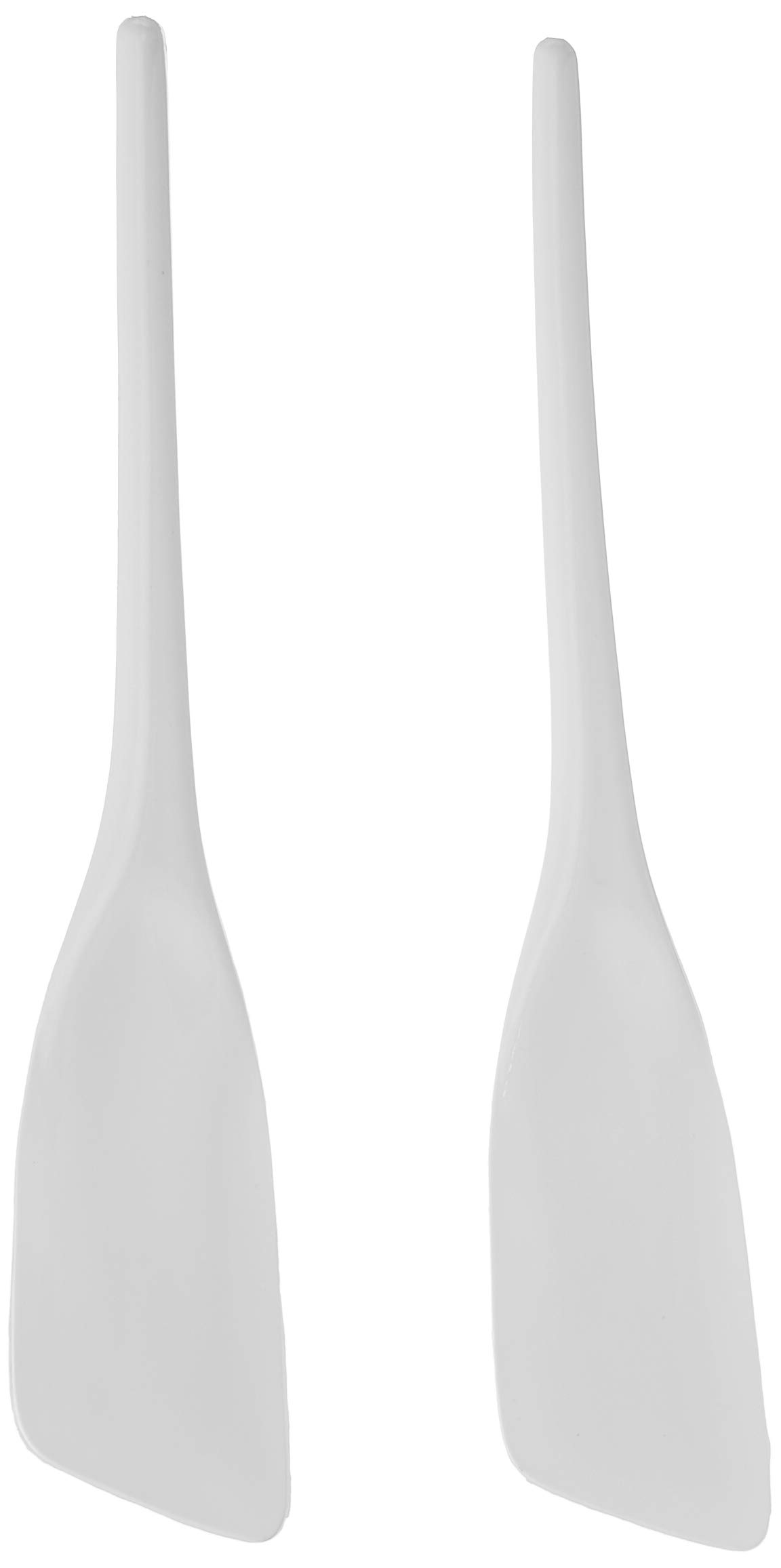 Photo 1 of Hutzler Flexible Nylon Spatula Scraper, 11", White, Set of 2
