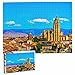 Espagne Cathédrale Ségovie Puzzle pour Adultes 500 pièces Souvenir de Voyage en Bois 20,4 x 15 Pouces