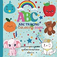 ABC coloring and Tracing book for Kids: Educations Alphabets Tracing and coloring book for Kids Ages 3-5 B0F5VK6S4Y Book Cover