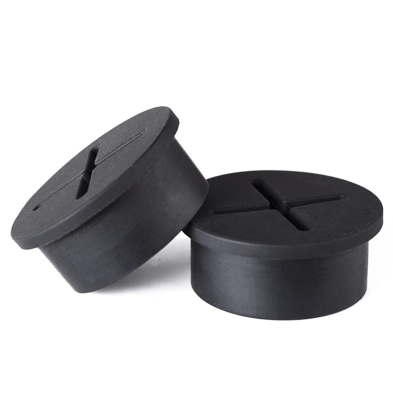 Even Cable Cord Grommet 1 Inch Flexible Silicone Grommets for Desk, Table and Other Furnitures Hole Cover Cable Management Wire Organizer Cable. (Black 12 Piece)-image-23
