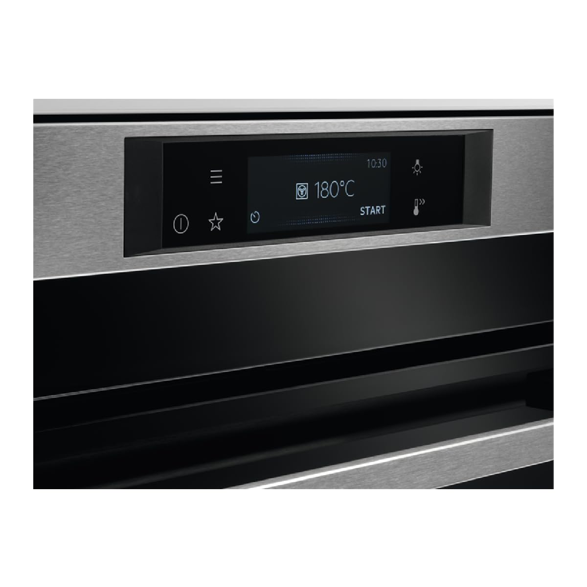 AEG BSE782380M Horno Multifunción con Limpieza Pirolítico, 20 Funciones, Sonda Térmica, Pantalla Táctil TFT Color, 225 Recetas, Cierre Suave, Antihuella, INOX, A, 70 litros