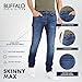 Buffalo David Bitton Men's Skinny Max Jeans, Light Medium Indigo, 28W x 32L