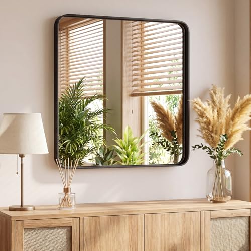 Image of Sweetcrispy Bathroom Mirror 36x36 Inch, Vanity Mirror for Wall