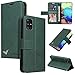 Produktbild LODROC Galaxy A51 Hülle, TPU Lederhülle Magnetische Schutzhülle [Kartenfach] [Standfunktion], Stoßfeste Tasche Kompatibel für Samsung Galaxy A51 - LOYKB0600166 Grün
