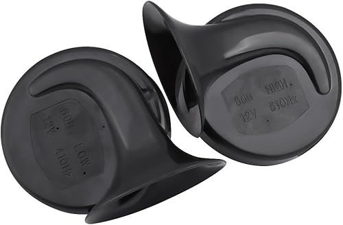 Miniatura 3 de Coche 1 par de bocina de doble tono caracol de coche ruidoso bocina de aire 12 V 135 db universal para camión coche barco bicicleta